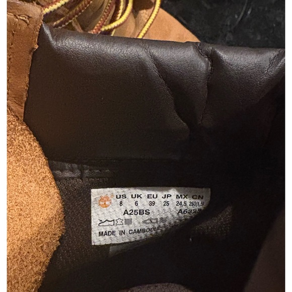 Timberland Heeled Kinsley Waterproof Boots In Wheat Size 8 - Picture 5 of 8